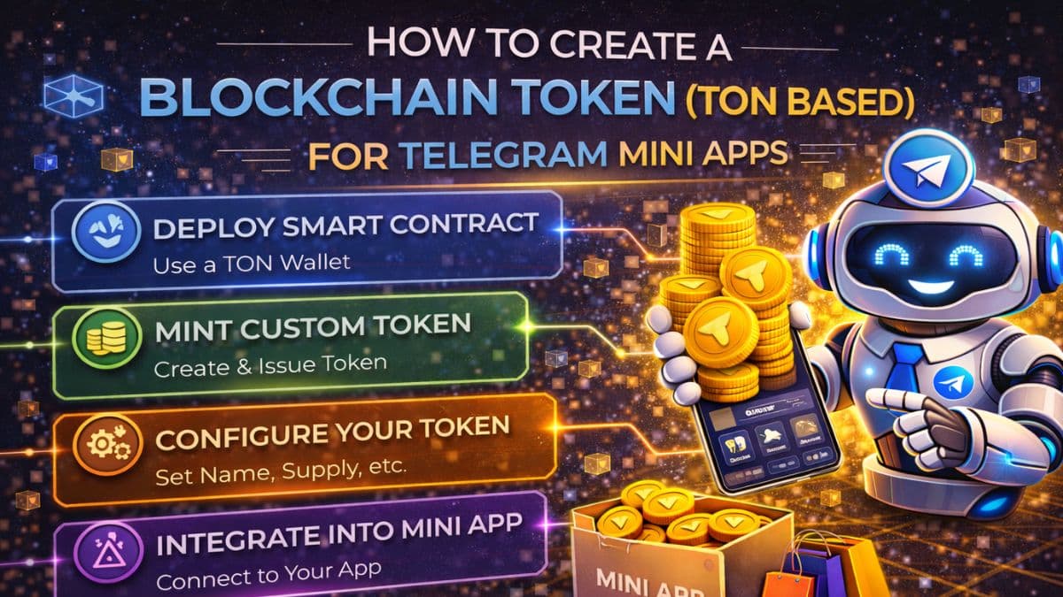 How to Create a Blockchain Token (TON Based) for Telegram Mini Apps