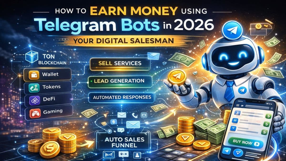 How To Earn Money Using Telegram Bots in 2026: Your Digital Salesman