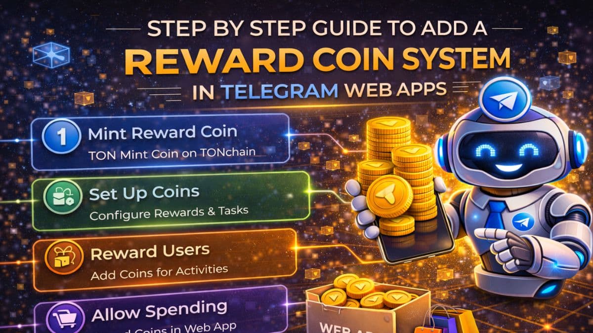 Step by Step Guide to Add a Reward Coin System in Telegram Web Apps